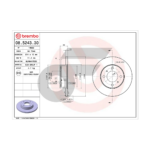 BREMBO จานเบรคหน้า LANCER 1.3 1.5 ปี91-ON |234MM. 4รู - Image 4