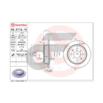 BREMBO จานเบรคหลัง CITY GD 1.5 TYPE-Z, ZX ปี03-07, JAZZ GD 1.5 ปี02-07, CIVIC EG ปี92-95, CIVIC EK ปี96-99 |239MM. 6รู - Image 4