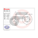 BREMBO จานเบรคหน้า AVANZA 1.3 1.5 ปี04-ON |233MM. 4รู - Image 4