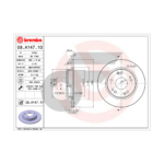 BREMBO จานเบรคหลัง CIVIC FD FB 1.8 2.0 ปี06-12 |260MM. 5รู - Image 4