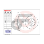 BREMBO จานเบรคหลัง AE111/112 ปี91-ON |266MM. 4รู - Image 4