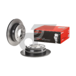 BREMBO จานเบรคหลัง TUCSON 2.0 2WD ปี10 ปี10, KIA SPORTAGE III SL 1.6 GDI |262MM. 4รู - Image 2