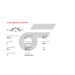 BREMBO จานเบรคหลัง ACCORD GEN8 2.0 2.4 ปี08-12, HR-V 1.8 ปี14 |282MM. 5รู - Image 5