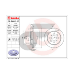 BREMBO จานเบรคหลัง CITY GM ปี09-14, JAZZ GE1.5 '08 ปี08-ON |239MM. 5รู - Image 4