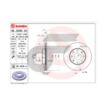 BREMBO จานเบรคหน้า AVEO 1.4 1.6 ปี07-ON |236MM. 5รู - Image 4