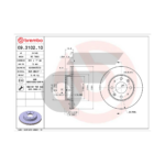 BREMBO จานเบรคหน้า CITY 3A21.3, 3A31.5 TYPE-Z ปี97-ON, CIVIC EF ปี88-89 |231MM. 5รู - Image 4