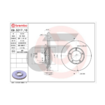 BREMBO จานเบรคหน้า HILUX MIGHTY-X TIGER ปี83-ON |257MM. 4รู - Image 4