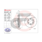 BREMBO จานเบรคหน้า TFR DRAGON EYE 2WD 4WD ปี83-ON |257MM. 4รู - Image 4