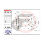 BREMBO จานเบรคหน้า CAMRY ACV30 2.0 2.4 ปี02-05, ALPHARD ANH10 2.4 3.0 ปี02-08 |275MM. 6รู - Image 4