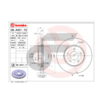 BREMBO จานเบรคหน้า ESCAPE จานใหญ่ |303MM. 5รู - Image 4