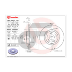 BREMBO จานเบรคหน้า CIVIC TYPE-R FN2 ปี06, CRV GEN2 ปี02 |300MM. 6รู - Image 4