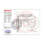 BREMBO จานเบรคหน้า X-TRAIL T31 ปี05-ON |296MM. 5รู - Image 4