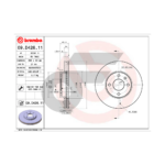 BREMBO จานเบรคหน้า SONIC 1.4 1.6, SPIN 1.5 ปี12-ON |256MM. 5รู - Image 4