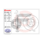 BREMBO จานเบรคหน้า FORRESTER SK ปี18-ON |315.5MM. 5รู - Image 4