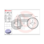 BREMBO จานเบรคหลัง EE80 AE81 AE100 101 ปี91-ON |200MM. 4รู - Image 4