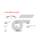 BREMBO จานเบรคหลัง EE80 AE81 AE100 101 ปี91-ON |200MM. 4รู - Image 5
