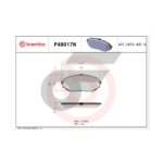 BREMBO ผ้าเบรคหน้า MX-5 NA 1.6 ปี90-94 - Image 4
