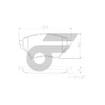 BREMBO ผ้าเบรคหน้า MX-5 NB 1.8 1.8T ปี98-05 - Image 4