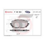 BREMBO ผ้าเบรคหน้า MX-5 ND 1.5 2.0 160HP 184HP ปี15-ON - Image 4