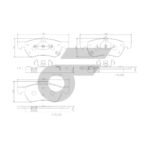 BREMBO ผ้าเบรคหน้า MG5, ZS 1.5 ปี17-ON - Image 4