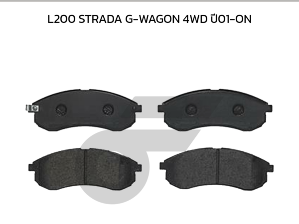 BREMBO ผ้าเบรคหน้า L200 STRADA G-WAGON 4WD ปี01-ON