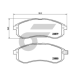 BREMBO ผ้าเบรคหน้า L200 STRADA G-WAGON 4WD ปี01-ON - Image 5