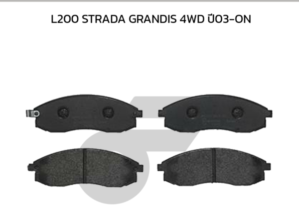 BREMBO ผ้าเบรคหน้า L200 STRADA GRANDIS 4WD ปี03-ON