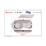 BREMBO ผ้าเบรคหน้า LANCER CEDIA 1.6 1.8 ปี01-ON - Image 4