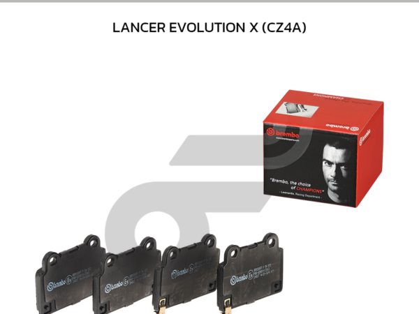 BREMBO ผ้าเบรคหลัง LANCER EVOLUTION X (CZ4A)