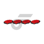 BREMBO ผ้าเบรคหน้า CHR 2.0 (MAXA 10)ปี18, CAMRY ACV70 (2.0, 2.5)  ปี18-ON, LEXUS UX ES (ASZ10) ปี18 - Image 3