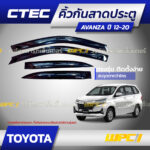 CTEC คิ้วกันสาดประตู AVANZA ปี12-20