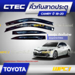 CTEC คิ้วกันสาดประตู CAMRY ปี18-20