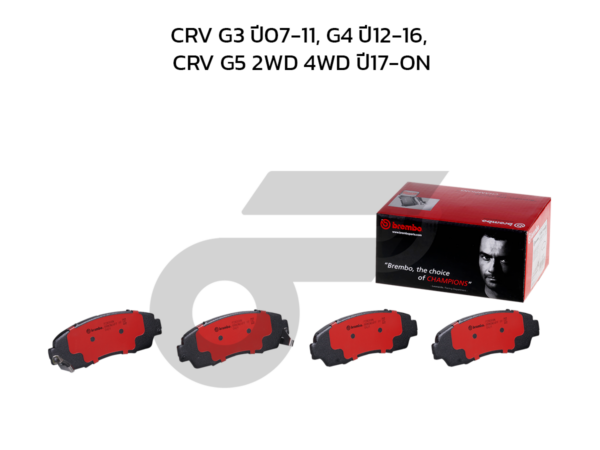 BREMBO ผ้าเบรคหน้า COLORADO 2WD 4WD ปี11-16, TRAILBLAZER, DMAX GOLD, PLATINUM 2WD 2WDHi 4WD ปี07-13, 2WD 2WDHi 4WD ปี11-16 ปี15