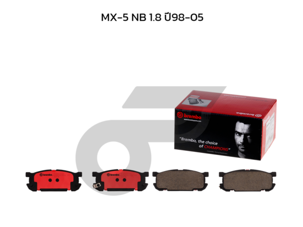 BREMBO ผ้าเบรคหน้า NAVARA D40 2WD 4WD 2.5 DDTI ปี07-13