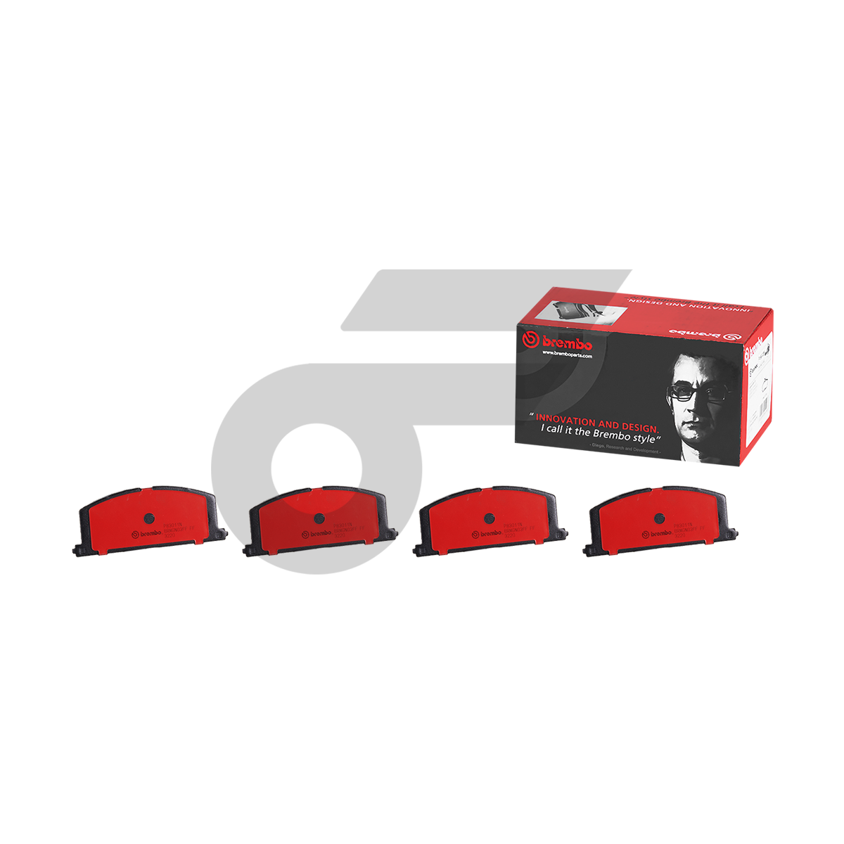 G82_02 BREMBO ผ้าเบรคหน้า HIACE COMMUTER 2.5 2.7 3.0 KDH222 KDH223 ปี05-18 - Image 1