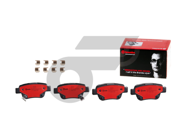 BREMBO ผ้าเบรคหน้า VIOS J-E ปี13-ON, YARIS J-E-G, TRD HATCHBACK, YARIS ATIV SEDAN ปี17-ON