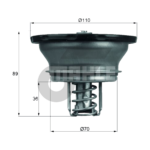 MAHLE วาล์วน้ำ-HD VOLVO TRUCKS D9 D11 D13 / TRUCK, BUS | 82องศา - Image 5