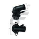 MAHLE วาล์วน้ำ+เสื้อ OPTRA 1.6 | 87องศา - Image 5