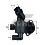 MAHLE วาล์วน้ำ+เสื้อ VW AUDI PORSCHE 2.0TDI / A5 A6 Q5 | 87องศา - Image 5