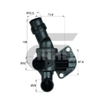MAHLE วาล์วน้ำ+เสื้อ VW AUDI PORSCHE 2.0TFSI / A3 TT, GOLF PASSAT | 87องศา - Image 5
