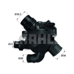 MAHLE วาล์วน้ำควบคุมไฟฟ้า BMW MINI N54 N55 / X5 30I (E70), X6 35I (E71) ปี08 | 97องศา - Image 5