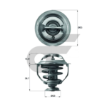 MAHLE วาล์วน้ำ VW AUDI PORSCHE 2.0TFSI / A4 A5 Q3 Q5, PASSAT | 95องศา - Image 5