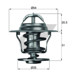 MAHLE วาล์วน้ำ VW AUDI PORSCHE BEETLE GOLF PASSAT, A4 A6 | 87องศา - Image 5