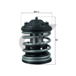 MAHLE วาล์วน้ำ BMW MINI N47 B47 ดีเซลหลายรุ่น / 3 (F30) 4 (F32) 5 (F10) MINI R55 R56 R60 | 87องศา - Image 5