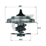 MAHLE วาล์วน้ำ BENZ M102 M104 M110 / W201 W124 W126, MUSSO 3.2 | 87องศา - Image 5