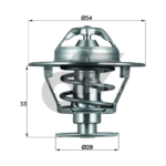 MAHLE วาล์วน้ำ TD27 FRONTIER D22, 4D55 CYCLONE | 76.5องศา - Image 5