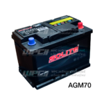 SOLITE แบตเตอรี่แห้ง AGM70 | 70แอมป์ 760 CCA / X1, S40, ไซส์เล็ก-กลาง - Image 3