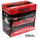 SOLITE แบตเตอรี่แห้ง CMF50B24L | 40แอมป์ 370 CCA /NS60 - Image 2