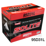 SOLITE แบตเตอรี่แห้ง CMF95D31L | 80แอมป์ 660 CCA /NX120 - Image 2