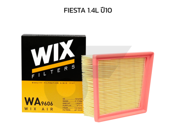 WIX ไส้กรองอากาศ FIESTA 1.4L ปี10